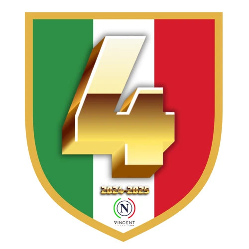 SCUDETTO IN PVC TELATO OCCHIELLATO, 'GOLD' ORIGINALE